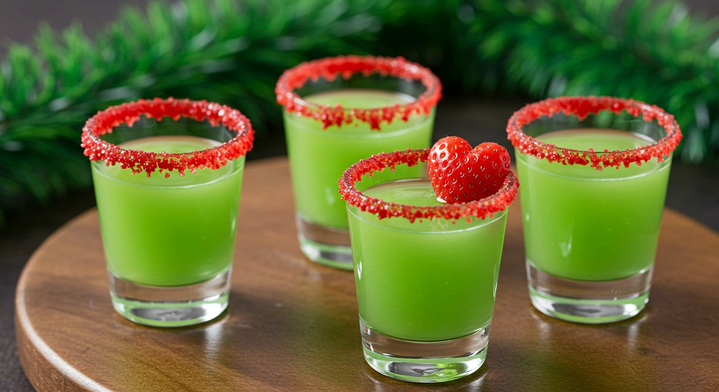 Festive Grinch Shots